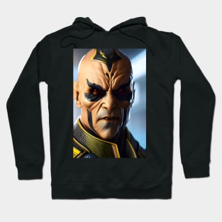 Alien humanoid warrior from other planet Hoodie